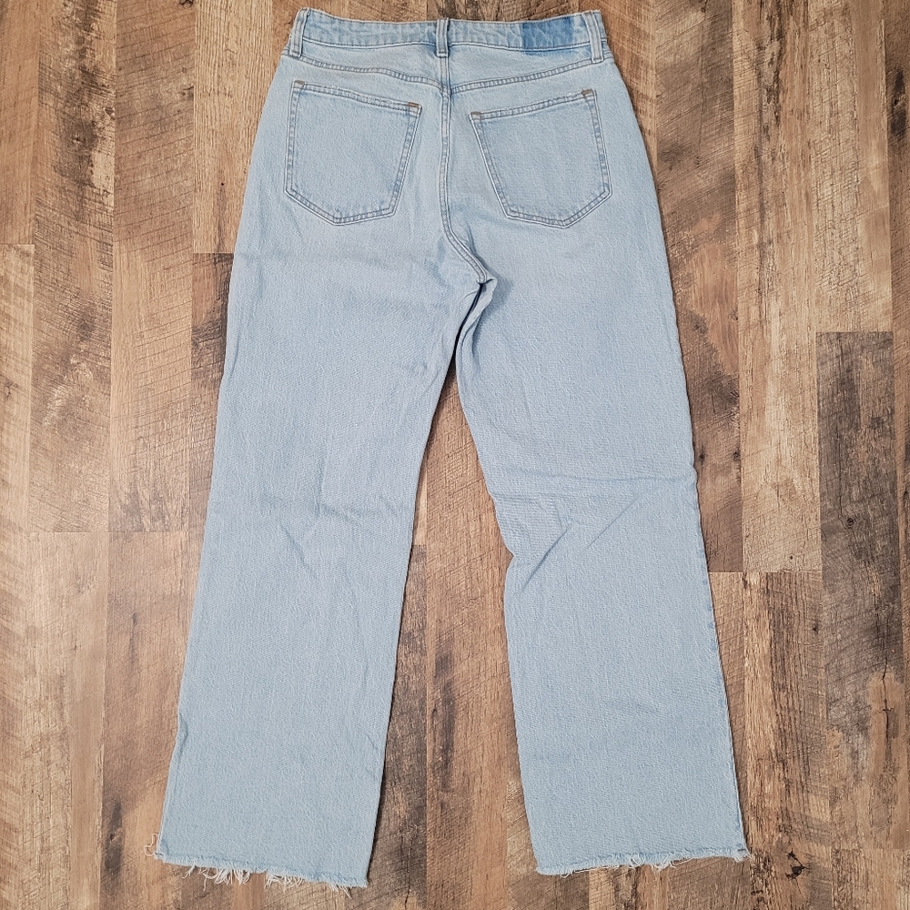 Abercrombie & Fitch The 90s High Rise Relaxed Distressed Women's Jeans Curve Lov - Picture 5 of 10
